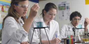 Female science students